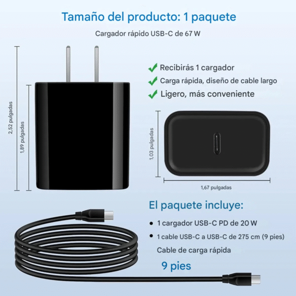 Cargador 55W Royalcell - Imagen 3