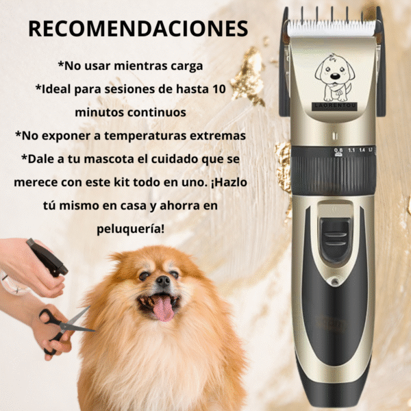Maquina Cortapelo Mascotas - Imagen 4