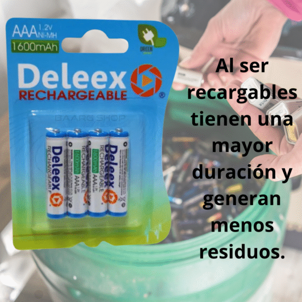 Pilas Recargables AAA - Imagen 7