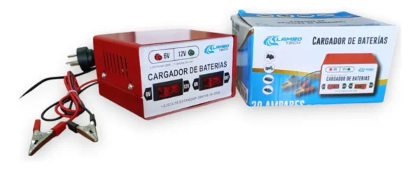 Cargador Baterias Auto Lata