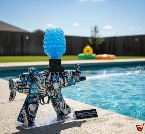 Pistola Hidrogel Bala Agua Juguete Metralleta Lanza Proyectil