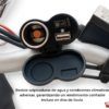 Cargador Usb Moto Toma 12v Adaptador Soporte Encendedor
