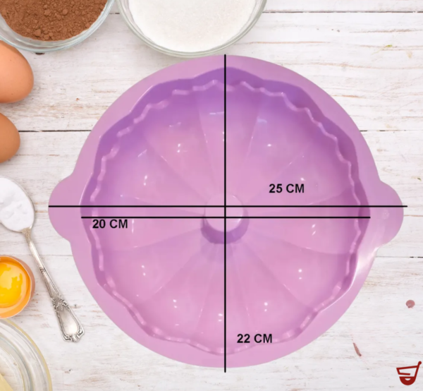 Set Molde Silicona Antiadherente Torta Y  Muffin Cocina Horno