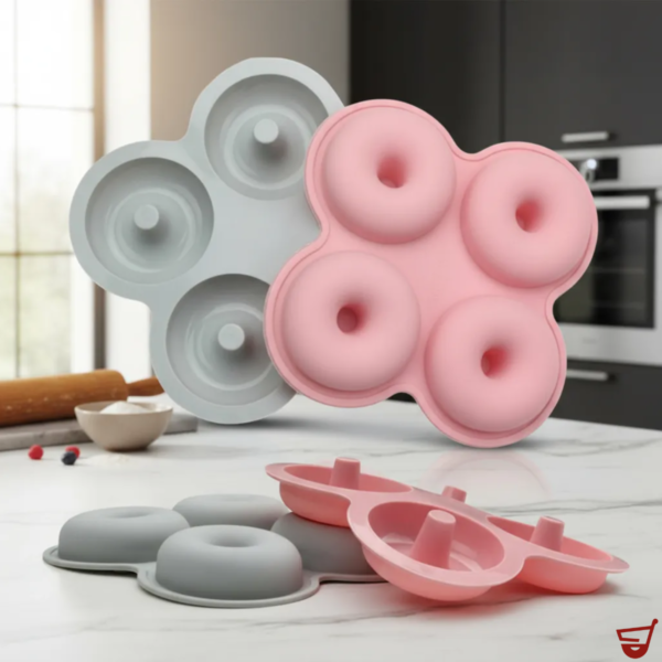 Molde Silicona Antiadherente 4 Cavidades  Horno Pack 2 Cocina