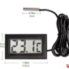 Termómetro Sonda Digital Medidor Temperatura Ambiente Sensor