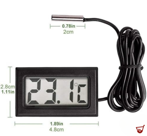 Termómetro Sonda Digital Medidor Temperatura Ambiente Sensor