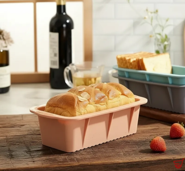 Set Molde Silicona Muffins Y Budinera Antiadherente Horno