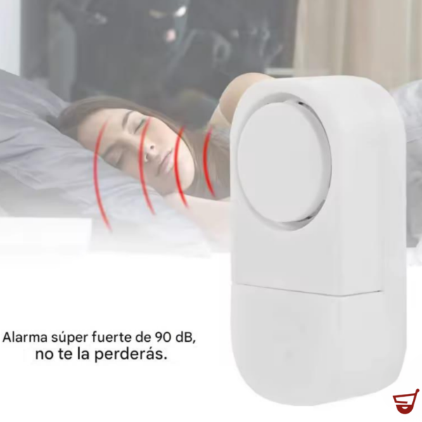 6 Alarma Sensor Inalambrica Pack 5 Puertas Ventanas Magnetica - Blanco