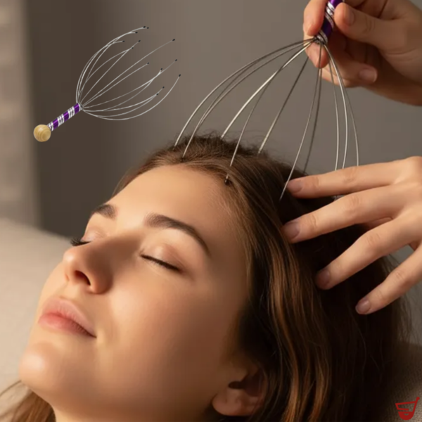 Masajeador Cabeza Alambre Reduce Stress Tensión Capilar Surtidos