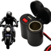 Cargador Usb Moto Toma 12v Adaptador Soporte Encendedor