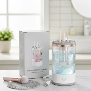 "Limpiador Brochas Pinceles Electrico Usb  Maquillaje Rapido"