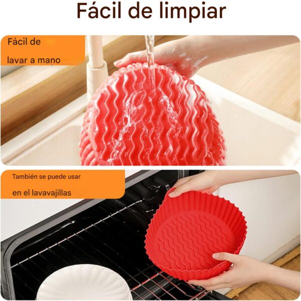 Molde Silicona Pack 2 Airfryer Freidora Aire Antiadherente