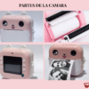 Camara Instantanea Infantil Fotos  Videos Digital Recargable