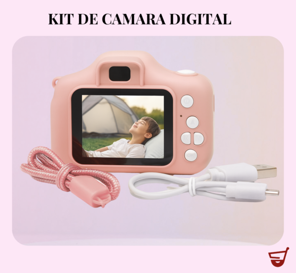 Camara Digital Infantil Fotos Video Recargable  Juegos Niños