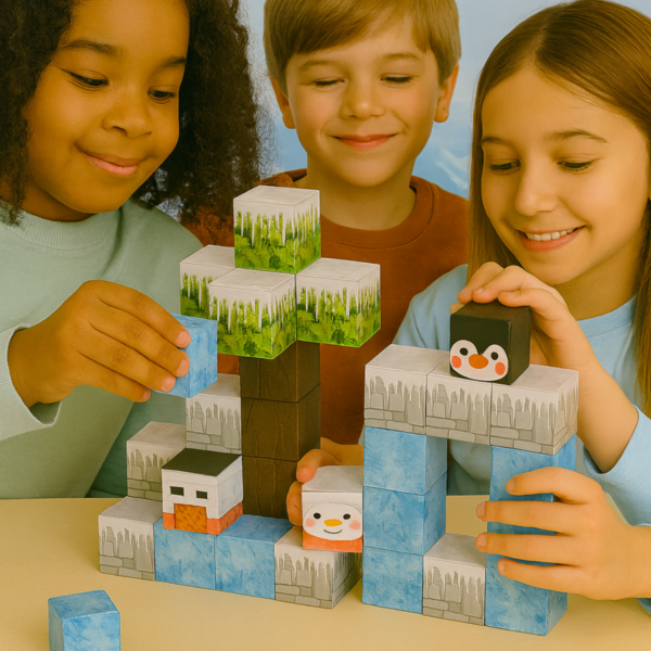 2 Bloques Magneticos Cubo Regalos Navidad Juego Armables