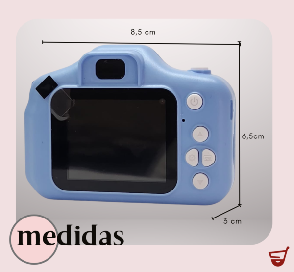 Camara Digital Infantil Fotos Video Recargable  Juegos Niños