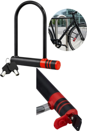 1 Traba Candado Bicicleta U Lock Moto Acero Tipo Linga 120x310