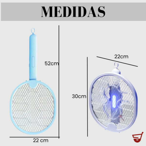 Raqueta Paleta Eléctrica Bateria Mata Mosquitos Y Moscas Surtido