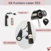 14 Puntero Laser Verde 303 Usb Alta Potencia Presentaciones Negro