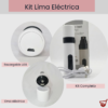 Lima Electrica Uñas Mascotas Perros Silenciosa Recargable Blanco Grande - Mediano - Chico