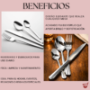 2 Set Cubiertos 24 Piezas Acero Inoxidable Cuchillo Elegante