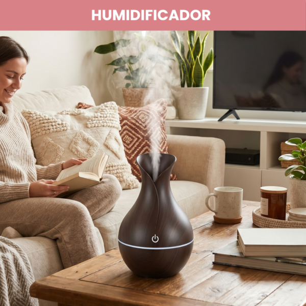Difusor Humidificador Ultrasonico Usb Aromas Led Silencioso