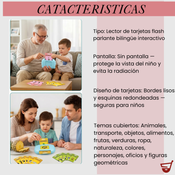 Juego Didactico 112 Tarjetas Sonido Educativo Usb Niños