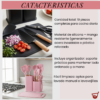 Set Utensilios Cocina 19 Piezas Silicona Madera Cuchillos