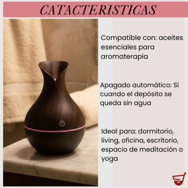 Difusor Humidificador Ultrasonico Usb Aromas Led Silencioso