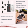 4 Alargue Zapatilla Inteligente Usb Tipo C 3 Tomas 220v