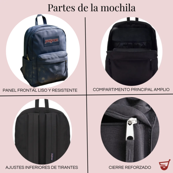 4 Mochila Urbana Escolar Bolso Compacta Resistente Trabajo