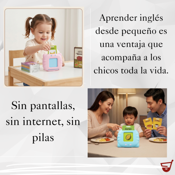 Juego Didactico 112 Tarjetas Sonido Educativo Usb Niños