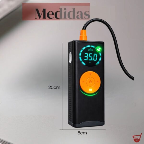 5 Arrancador Compresor Bateria Auto Moto Portatil Inflador 5v
