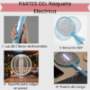 Raqueta Paleta Eléctrica Bateria Mata Mosquitos Y Moscas Surtido