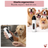 Lima Electrica Uñas Mascotas Perros Silenciosa Recargable Blanco Grande - Mediano - Chico