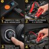 7 Arrancador Compresor Bateria Auto Moto Portatil Inflador 5v