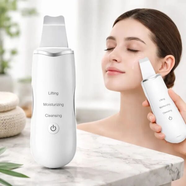 8 Espatula Facial Ultrasonica Removedor Puntos Negros Limpieza