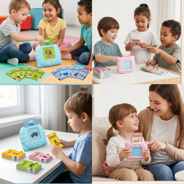 Juego Didactico 112 Tarjetas Sonido Educativo Usb Niños