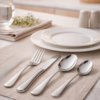 9 Set Cubiertos 24 Piezas Acero Inoxidable Cuchillo Elegante