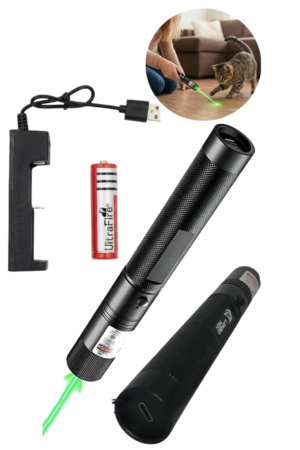 WAROS PORTADA MERCADO LIBRE (2000 x 3000 px) (7) Puntero Laser Verde 303 Usb Alta Potencia Presentaciones Negro